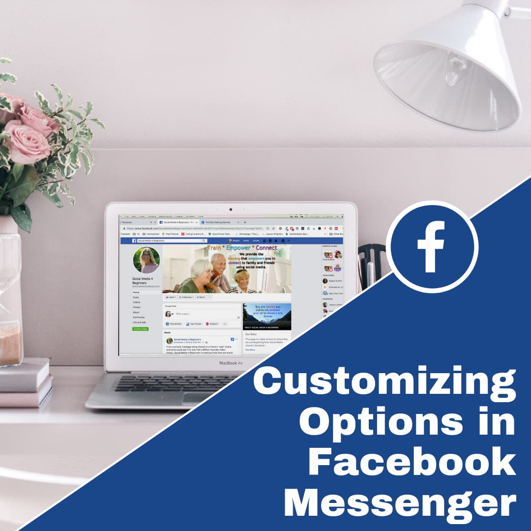Customizing options in facebook messenger