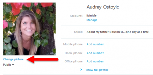 Change Photo on Skype