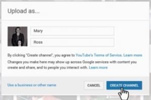 Creating a YouTube Channel