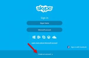 Create Skype Account
