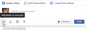Adding photos to your post