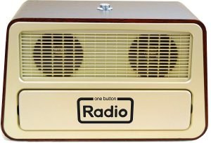 One Button radio for elderly