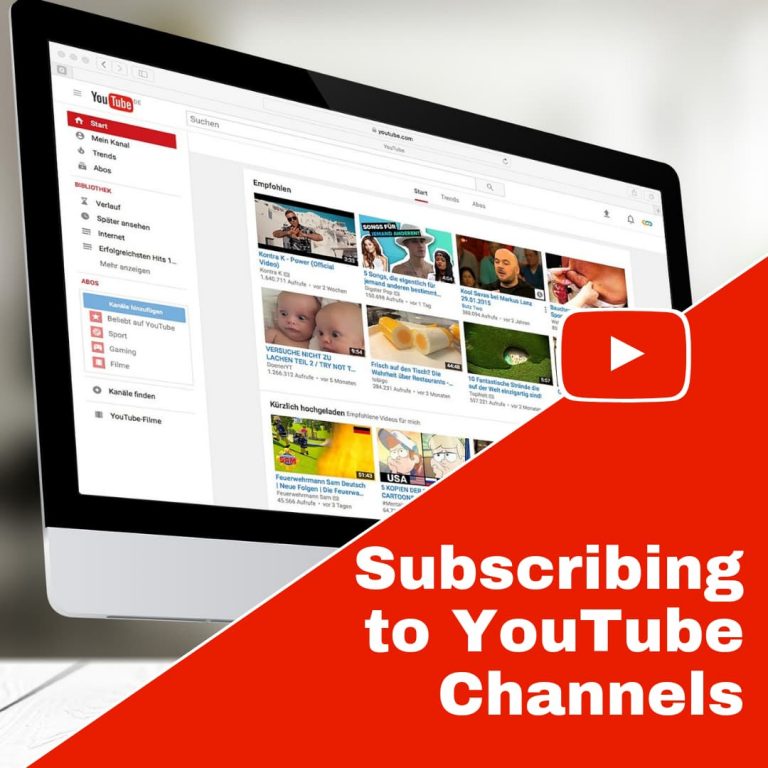 Subscribing to YouTube Channels