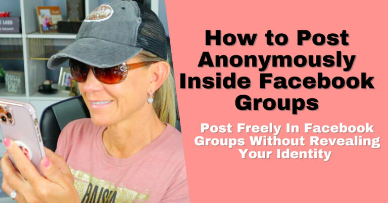How To Post Anonymously On Facebook Group